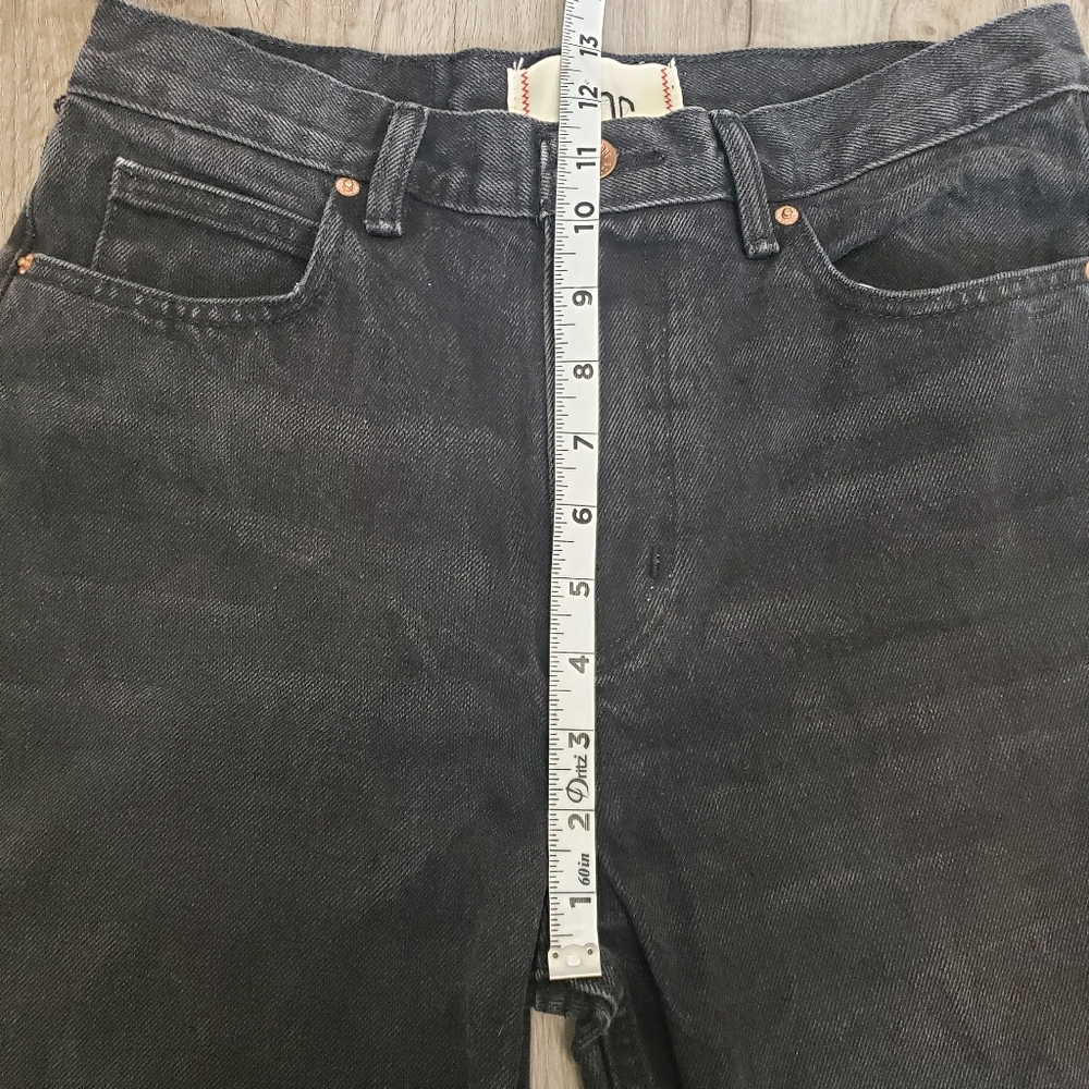 BDG Skate Fit Women'S 30 (28)‎ High Rise Black Jeans Urban Outfitters Wide Leg - Picture 6 of 9